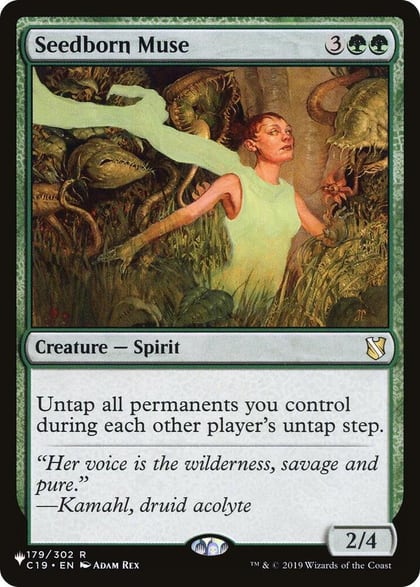 Seedborn Muse, The List Reprints 179/302