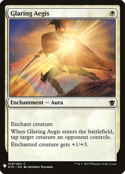 Glaring Aegis, The List Reprints 18