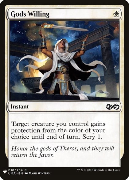 Gods Willing, The List Reprints 18