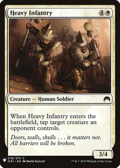 Heavy Infantry, The List Reprints 18