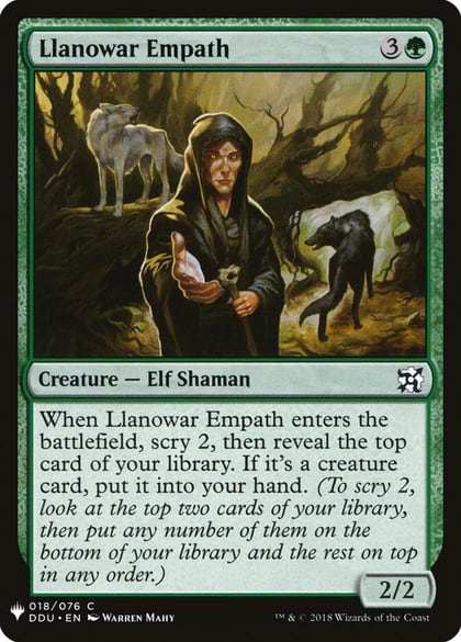 Llanowar Empath, The List Reprints 18