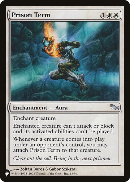 Prison Term, The List Reprints 18/301