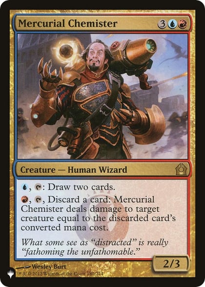 Mercurial Chemister, The List Reprints 180/274