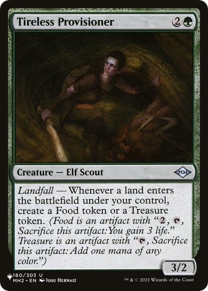 Tireless Provisioner, The List Reprints 180/303