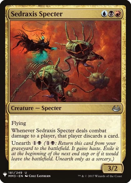 Sedraxis Specter, The List Reprints 181
