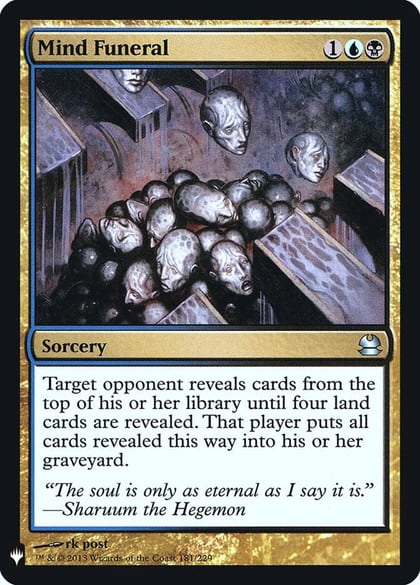 Mind Funeral, The List Reprints 181