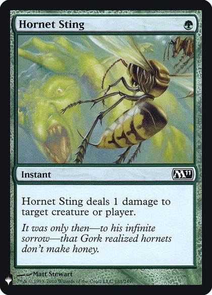 Hornet Sting, The List Reprints 181