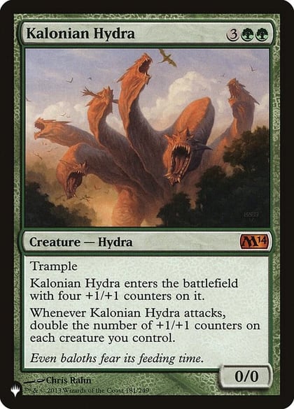 Kalonian Hydra, The List Reprints 181/249