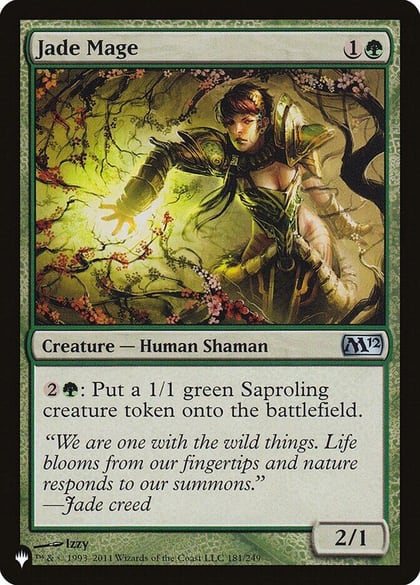 Jade Mage, The List Reprints 181/249