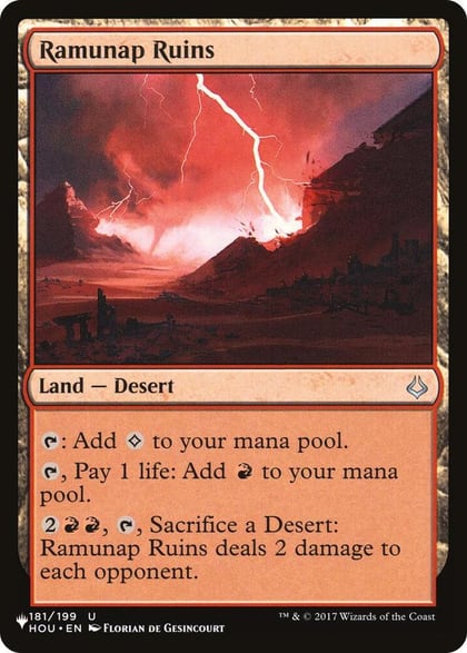 Ramunap Ruins, The List Reprints 181/199