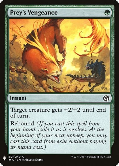 Prey's Vengeance, The List Reprints 182