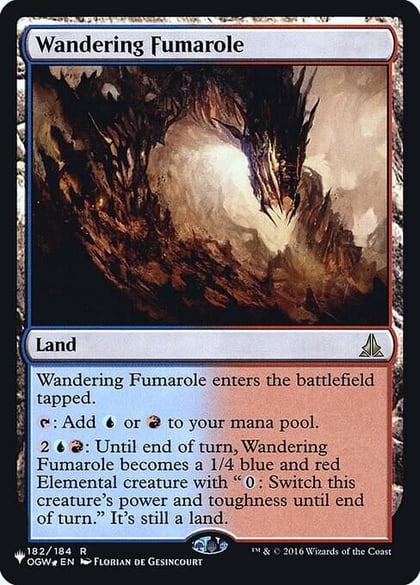 Wandering Fumarole, The List Reprints 182