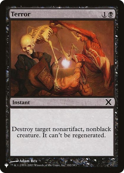 Terror, The List Reprints 182/383