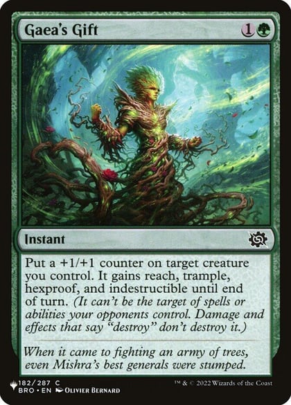Gaea's Gift, The List Reprints 182/012