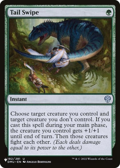 Tail Swipe, The List Reprints 182/281