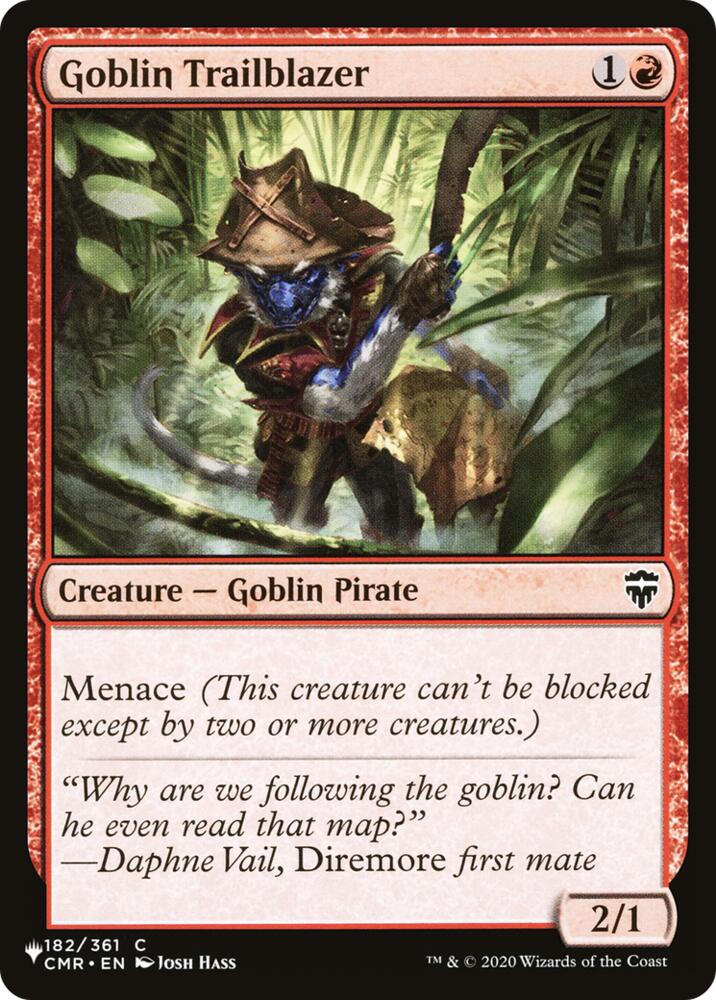 Goblin Trailblazer, The List Reprints 182