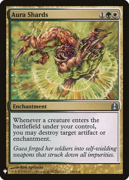 Aura Shards (CMD), The List Reprints 182