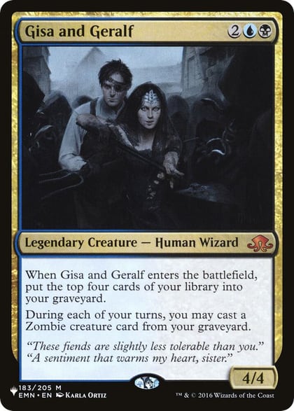 Gisa and Geralf, The List Reprints 183/205