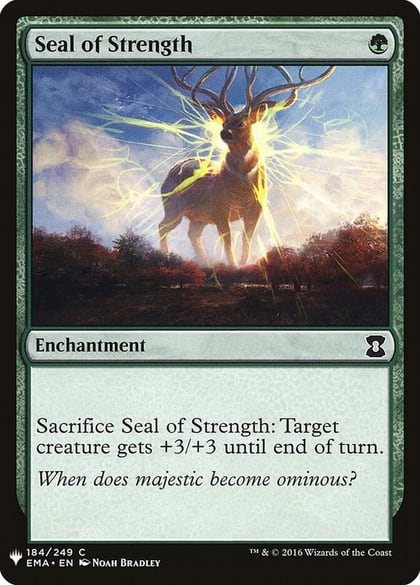 Seal of Strength, The List Reprints 184