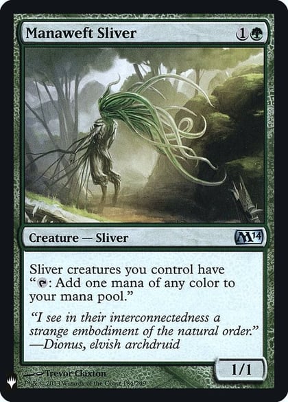 Manaweft Sliver (M14), The List Reprints 184