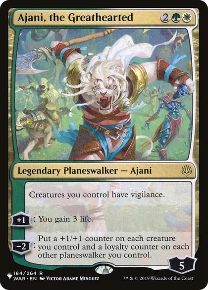 Ajani, the Greathearted, The List Reprints 184/264