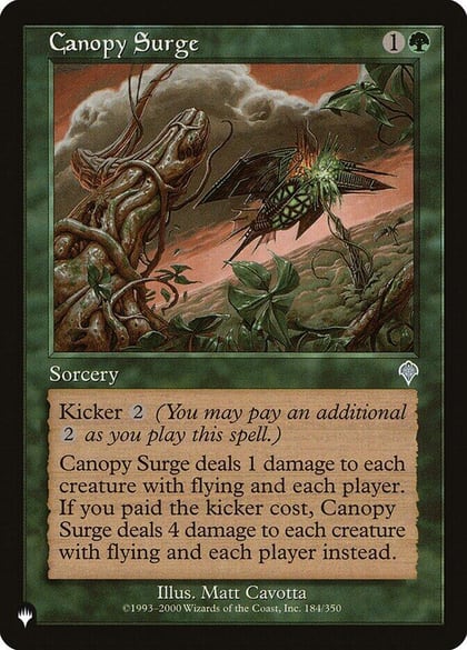 Canopy Surge, The List Reprints 184/350