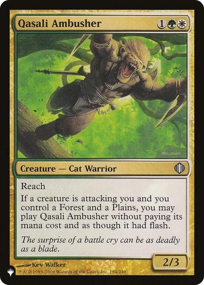Qasali Ambusher, The List Reprints 184/249