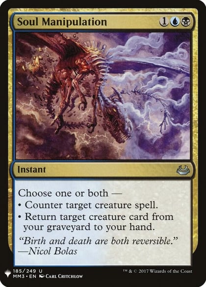 Soul Manipulation, The List Reprints 185