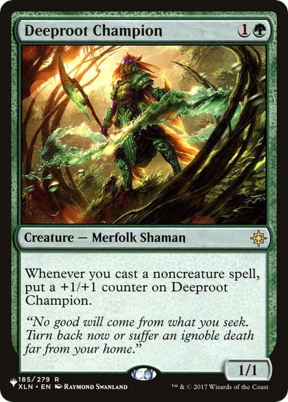 Deeproot Champion, The List Reprints 185/279