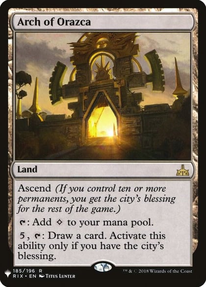 Arch of Orazca, The List Reprints 185