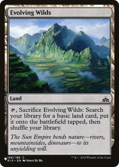 Evolving Wilds (RIX), The List Reprints 186