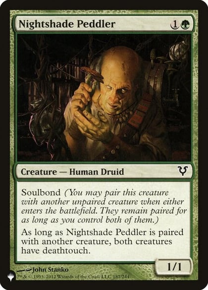 Nightshade Peddler, The List Reprints 187/244