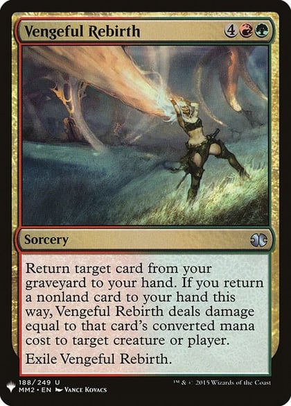 Vengeful Rebirth, The List Reprints 188