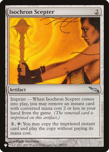 Isochron Scepter, The List Reprints 188/306