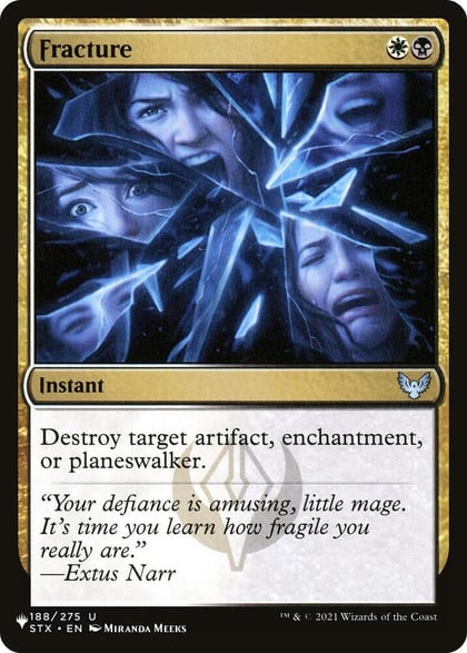 Fracture, The List Reprints 188/275