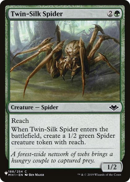 Twin-Silk Spider, The List Reprints 188/254