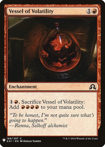 Vessel of Volatility, The List Reprints 189