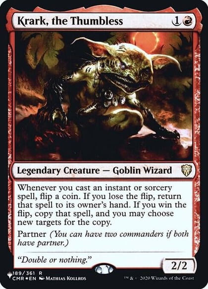 Krark, the Thumbless, The List Reprints 189