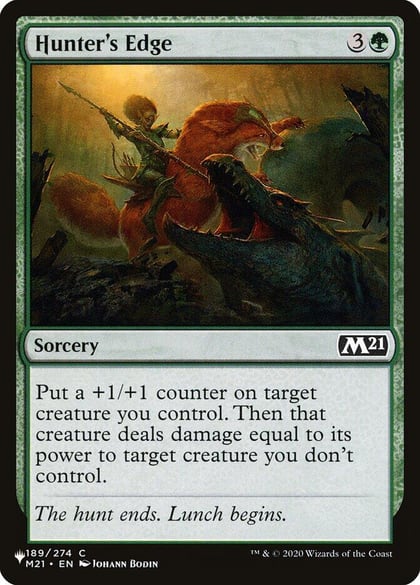 Hunter's Edge, The List Reprints 189/274