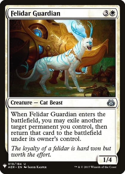 Felidar Guardian, The List Reprints 19