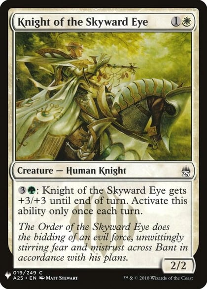 Knight of the Skyward Eye, The List Reprints 19