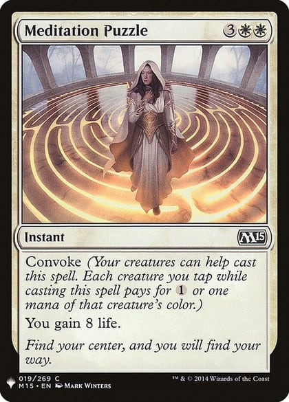 Meditation Puzzle, The List Reprints 19