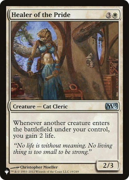 Healer of the Pride, The List Reprints 19/249