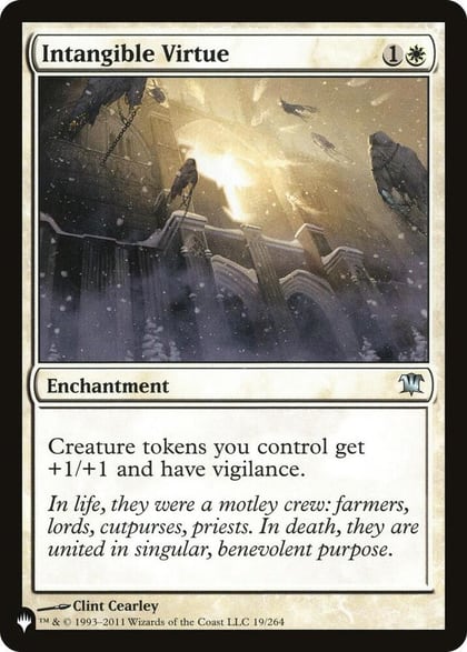 Intangible Virtue, The List Reprints 19/264