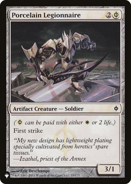 Porcelain Legionnaire, The List Reprints 19/175
