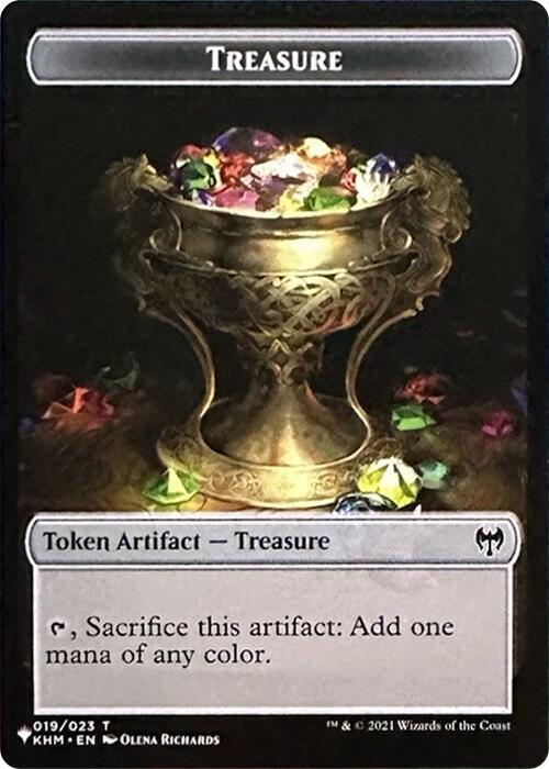 Treasure // Egg Double-Sided Token, The List Reprints 19 // 8