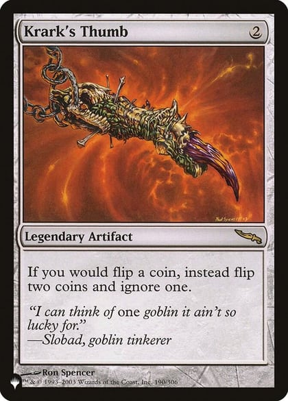 Krark's Thumb, The List Reprints 190/306