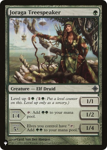 Joraga Treespeaker, The List Reprints 190/248
