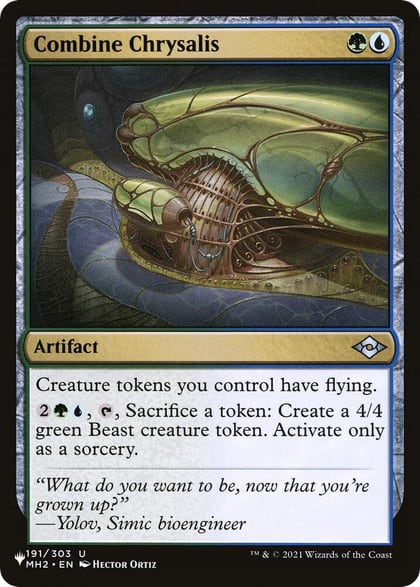 Combine Chrysalis, The List Reprints 191/303