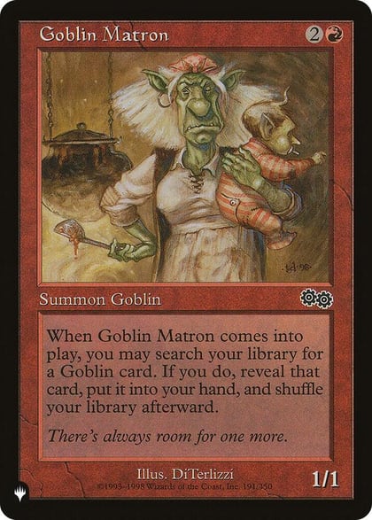 Goblin Matron (USG), The List Reprints 191/350
